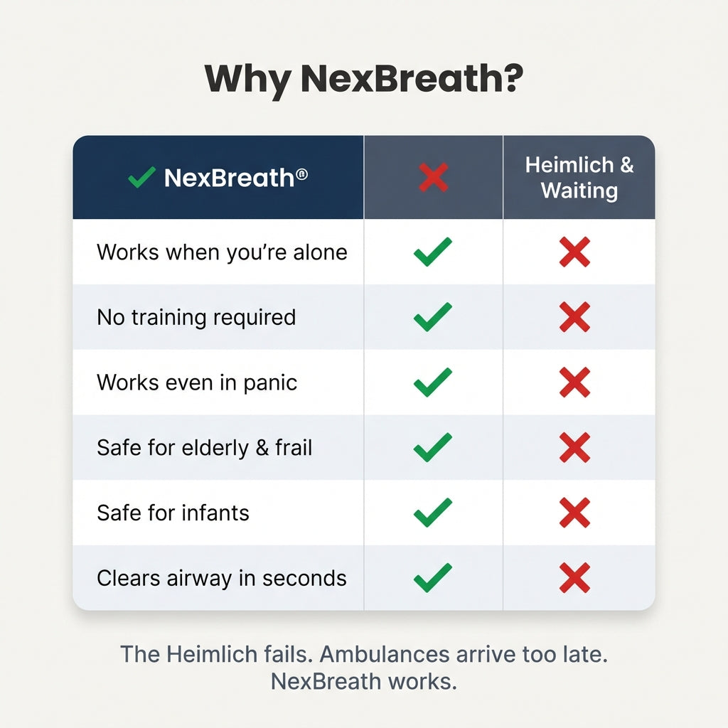 NexBreath® Anti Choking Rescue Device